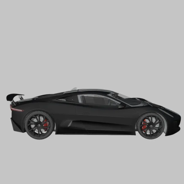 Jaguar C-X75 0001 Jaguar C-X75 – High-Quality 3D Model