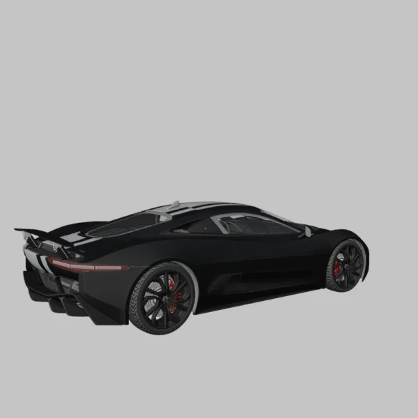 Jaguar C-X75 0002 Jaguar C-X75 – High-Quality 3D Model