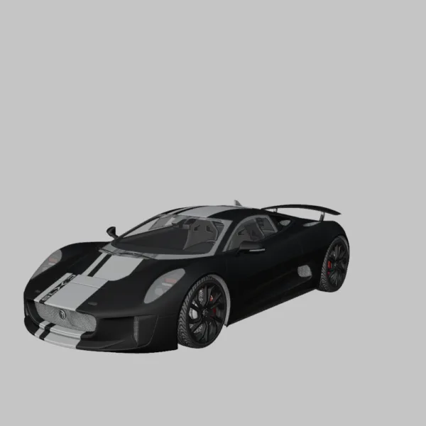 Jaguar C-X75 0004 Jaguar C-X75 – High-Quality 3D Model