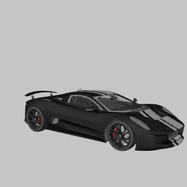 Jaguar C-X75 0005 Jaguar C-X75 – High-Quality 3D Model