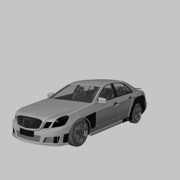 Mercedes-Benz Brabus E V12 Coupe – High-Quality 3D Model