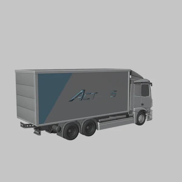 Mercedes-Benz E Actros Truck 3D Model 0002 Mercedes-Benz E Actros Truck 3D Model