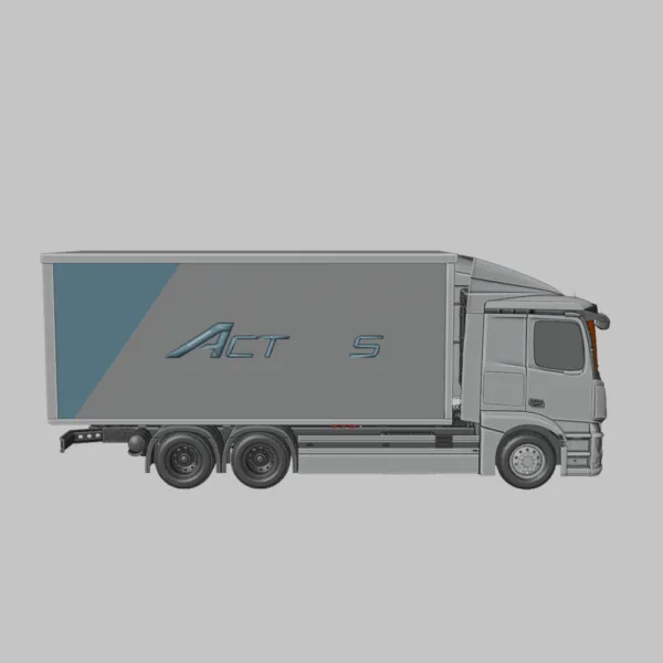 Mercedes-Benz E Actros Truck 3D Model 0006 Mercedes-Benz eActros Truck 3D Model