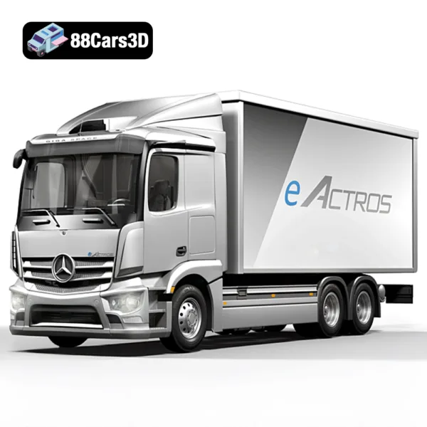 Mercedes-Benz eActros Truck 3D Model