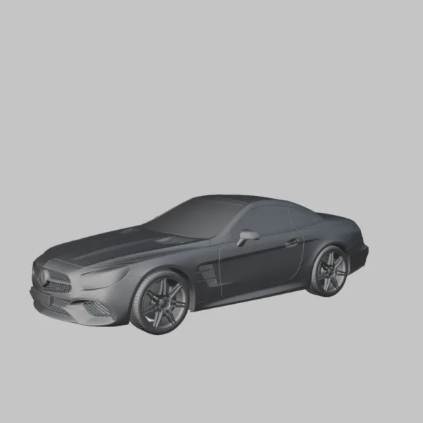 Mercedes-Benz SL-Class – Luxury Convertible 3D Model