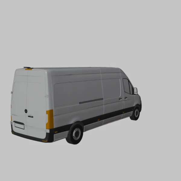 Mercedes-Benz Sprinter CargoVan L3H20004 Mercedes-Benz Sprinter Cargo Van L3H2 – High Roof 3D Model