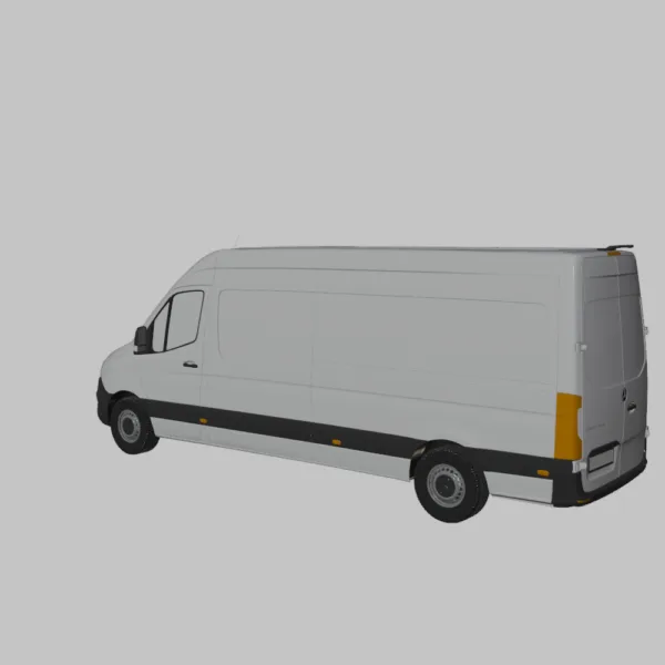 Mercedes-Benz Sprinter CargoVan L3H20005 Mercedes-Benz Sprinter Cargo Van L3H2 – High Roof 3D Model