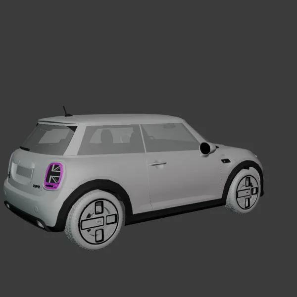 Mini Cooper SE electric 3D Model 0002 Mini Cooper SE Electric 3D Model