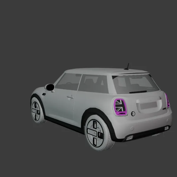 Mini Cooper SE electric 3D Model 0003 Mini Cooper SE Electric 3D Model