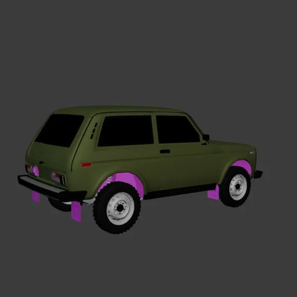 NIVA VAZ 2121 3D Model