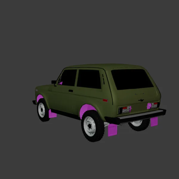 NIVA VAZ 2121 3D Model