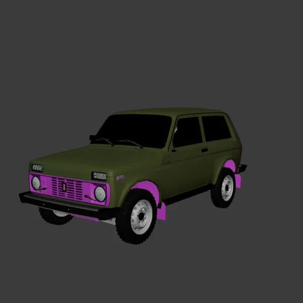 NIVA VAZ 2121 3D Model