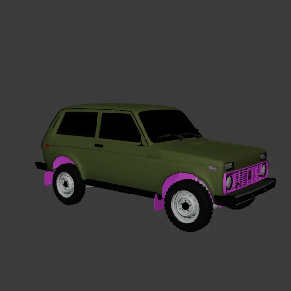 NIVA VAZ 2121 3D Model