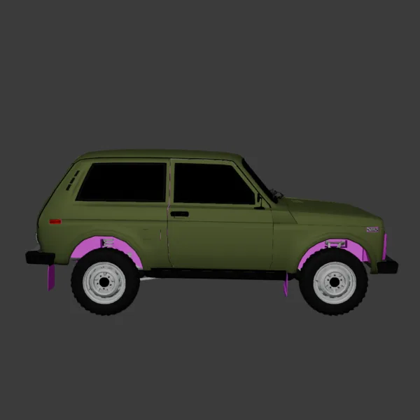 NIVA VAZ 2121 3D Model