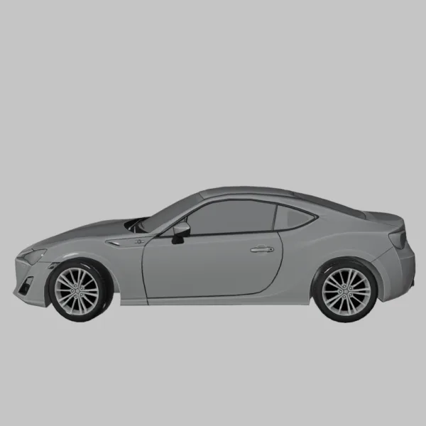 Toyota GT86 0001 Toyota GT86 3D Model