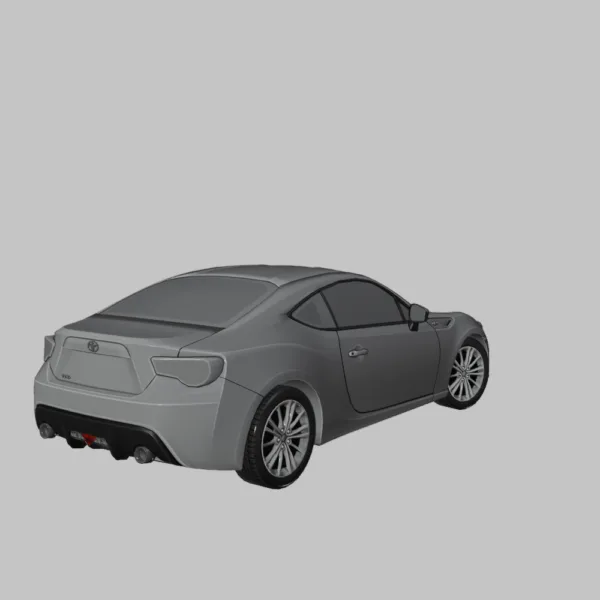 Toyota GT86 0004 Toyota GT86 3D Model