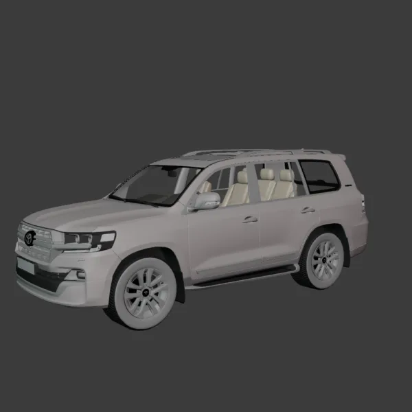 Toyota Land Cruiser 200 Executive Lounge – Luxury SUV 3D Model