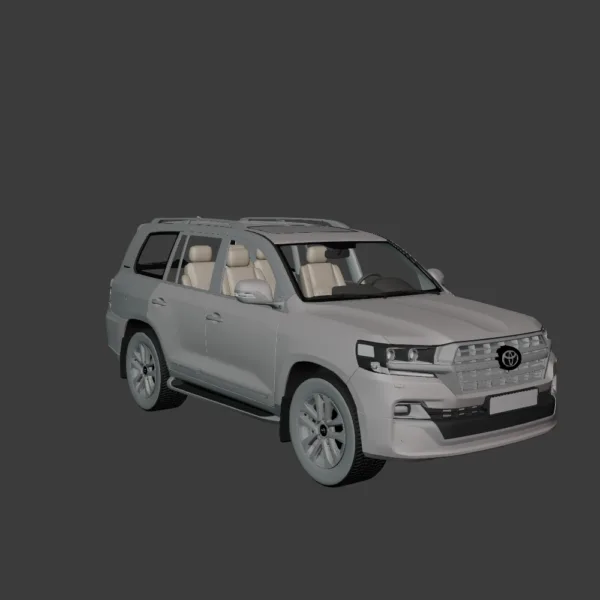 Toyota Land Cruiser 200 Executive Lounge – Luxury SUV 3D Model