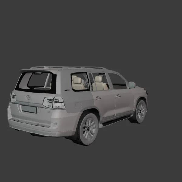Toyota Land Cruiser 200 Executive Lounge – Luxury SUV 3D Model