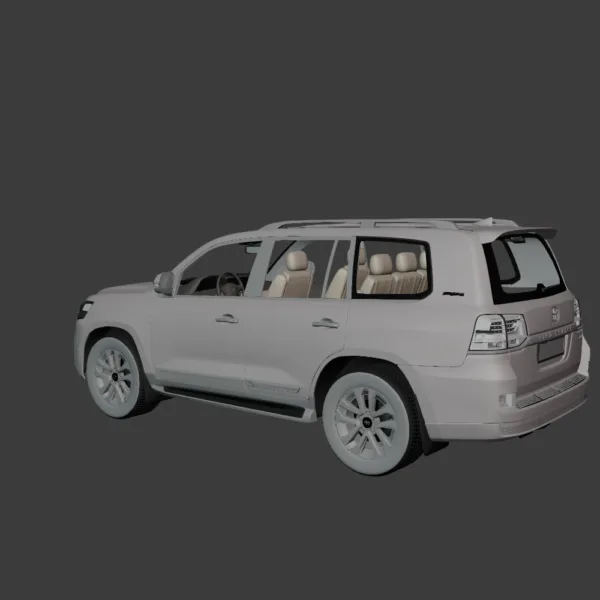 Toyota Land Cruiser 200 Executive Lounge – Luxury SUV 3D Model