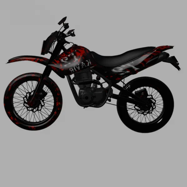 Tril T2 Motorcycle 3D Model