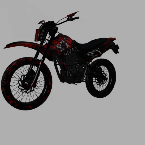 Tril T2 Motorcycle 3D Model