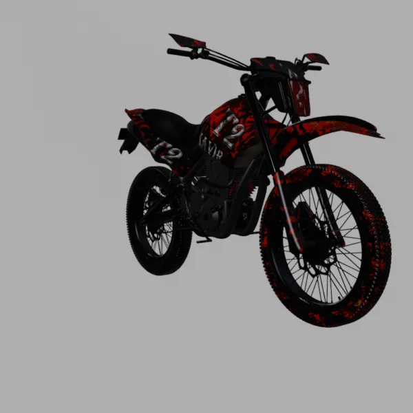 Tril T2 Motorcycle 3D Model