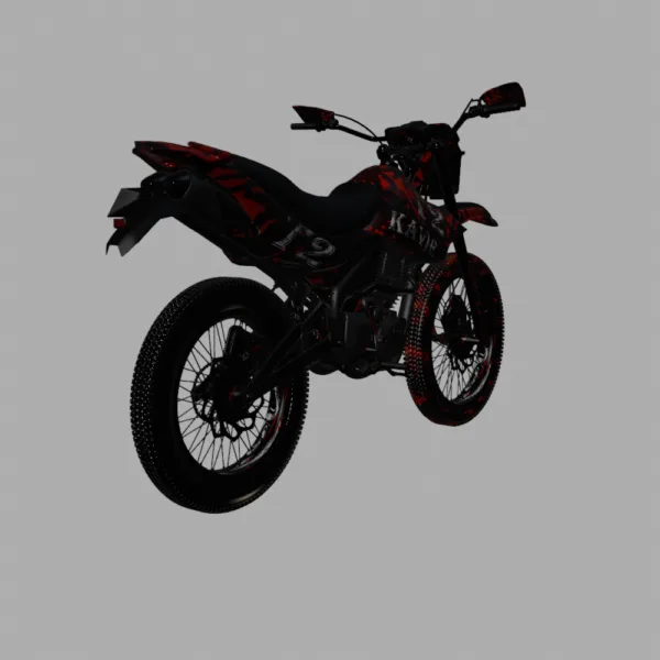 Tril T2 Motorcycle 3D Model