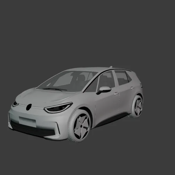 Volkswagen ID.3 2024 3D Model 0004 Volkswagen ID.3 2024 3D Model