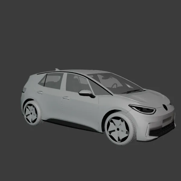 Volkswagen ID.3 2024 3D Model 0005 Volkswagen ID.3 2024 3D Model