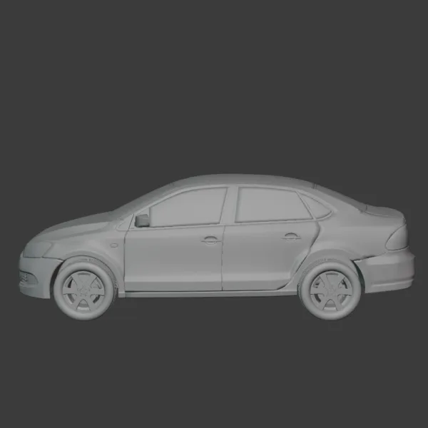 Volkswagen Polo Sedan 3D Model