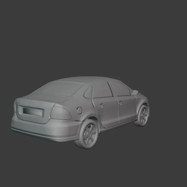 Volkswagen Polo Sedan 3D Model