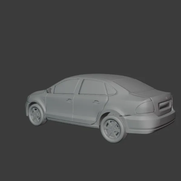 Volkswagen Polo Sedan 3D Model