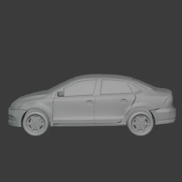 Volkswagen Polo Sedan 3D Model