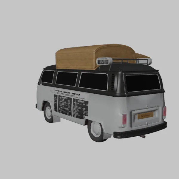 Volkswagen T2 CM – Classic Van 3D Model