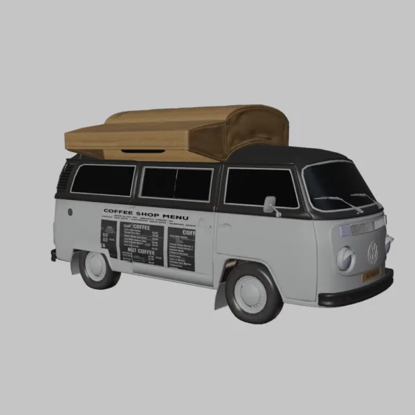 Volkswagen T2 CM – Classic Van 3D Model