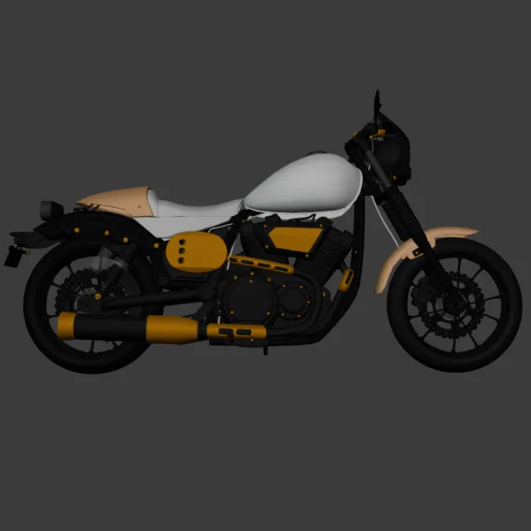 Motorcycle Enthusiast Pack – Harley-Davidson, Yamaha , Ducati , Indian, Royal  3D Models