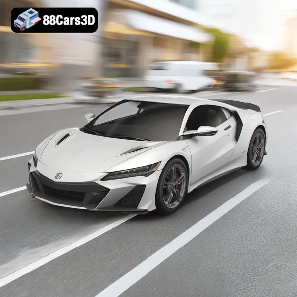 Acura NSX Type S 3D Model