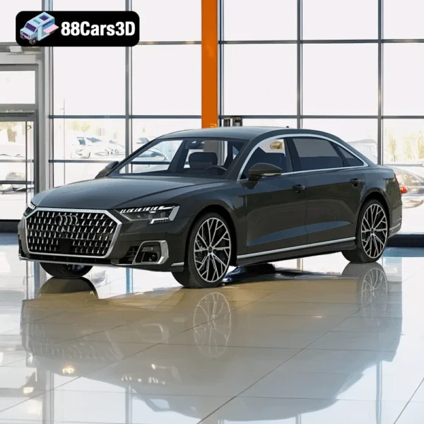 Audi A8 L Quattro – Luxury Executive Sedan 3D Model