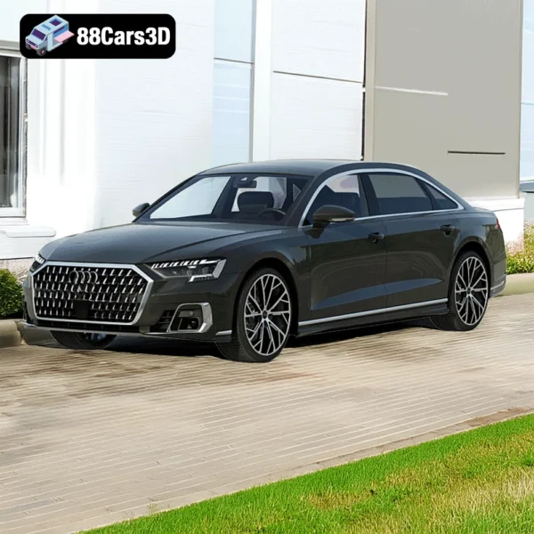 Audi A8 L Quattro4 Audi A8 L Quattro – Luxury Executive Sedan 3D Model