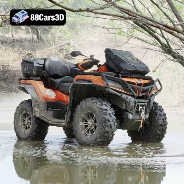 CF Moto X10 ATV – 3D Model for Off-Road Simulation