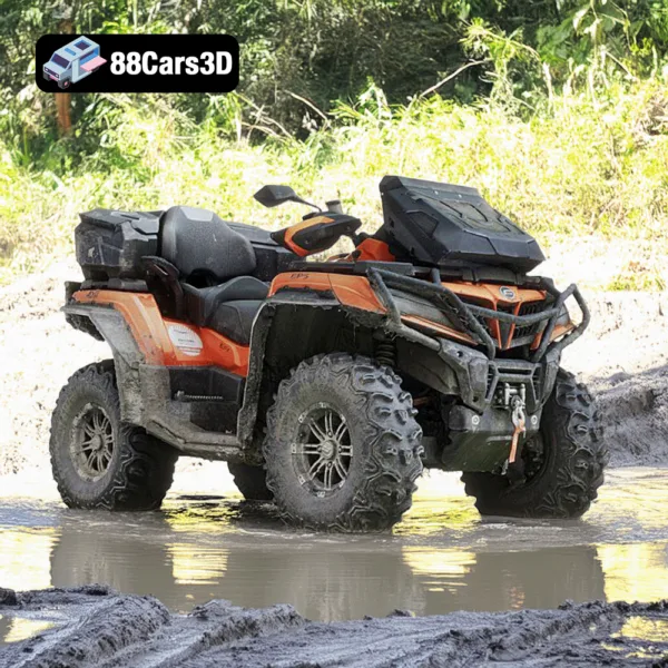 CF Moto X10 ATV – 3D Model for Off-Road Simulation