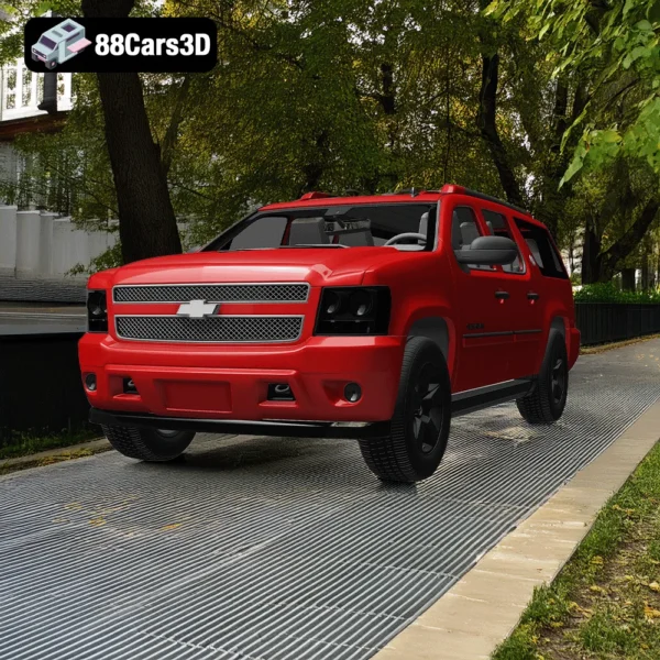 Chevrolet Suburban 75th Diamond Edition 3D Model4 Chevrolet Suburban 75th Diamond Edition 3D Model