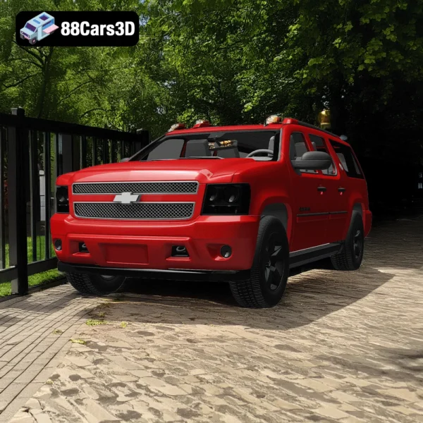 Chevrolet Suburban 75th Diamond Edition 3D Model6 Chevrolet Suburban 75th Diamond Edition 3D Model