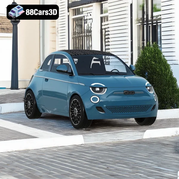 Fiat 500 La Prima 3D Model
