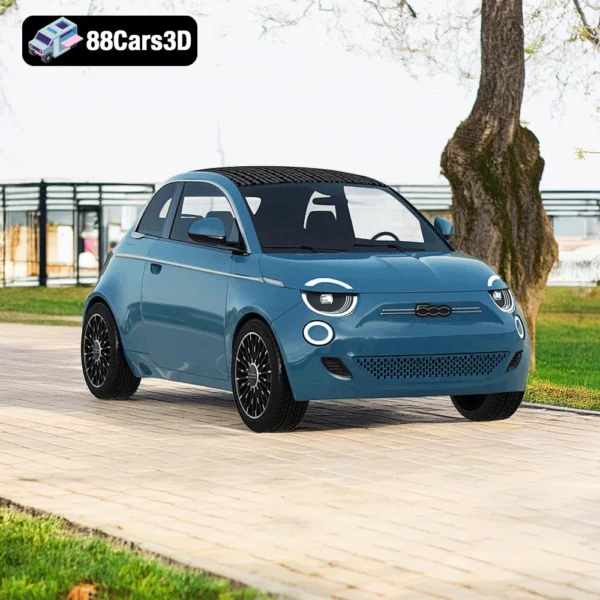 Fiat 500 La Prima 3D Model