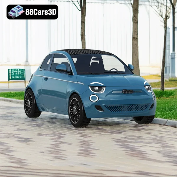 Fiat 500 La Prima 3D Model