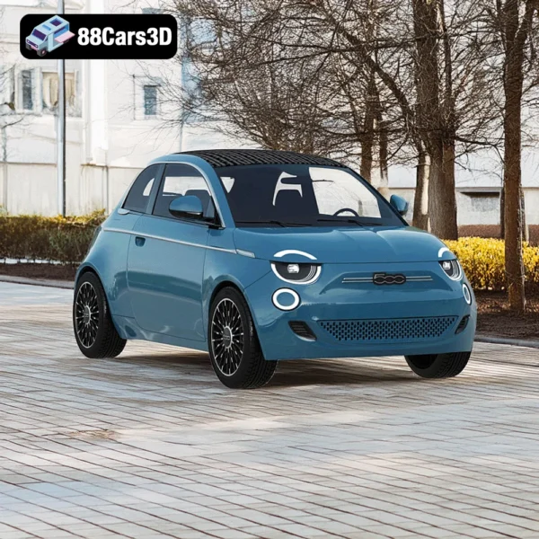 Fiat 500 La Prima 3D Model