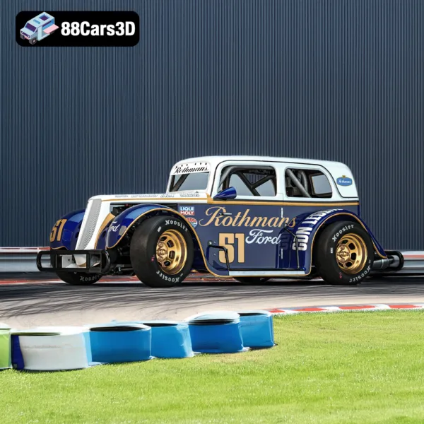 Ford '34 Hot Rod Rothmans 3D Model1 Ford '34 Hot Rod Rothmans 3D Model