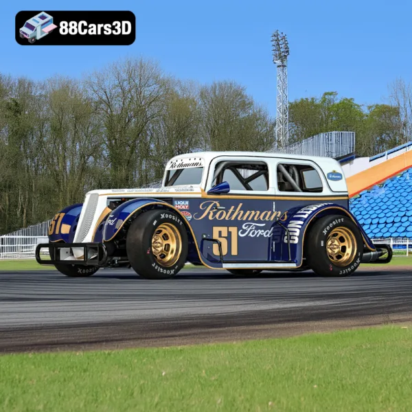 Ford '34 Hot Rod Rothmans 3D Model9 Ford '34 Hot Rod Rothmans 3D Model